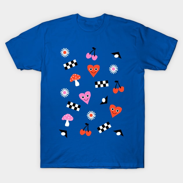 Happy Pattern T-Shirt by wacka